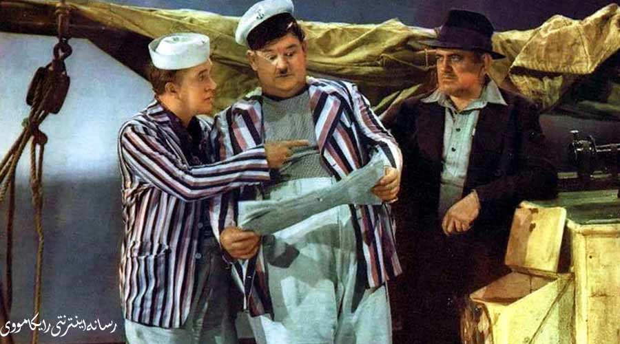 دانلود فیلم Saps at Sea 1940 لورل و هاردی احمق‌ ها در دریا دوبله فارسی