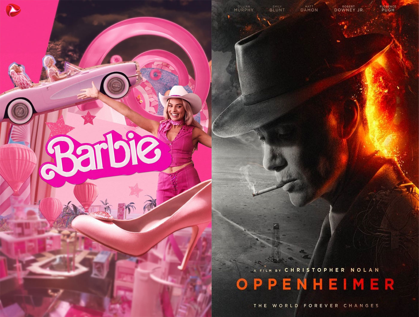 فروش داخلی فیلم‌های Barbie و Oppenheimer در پایان هفته اول