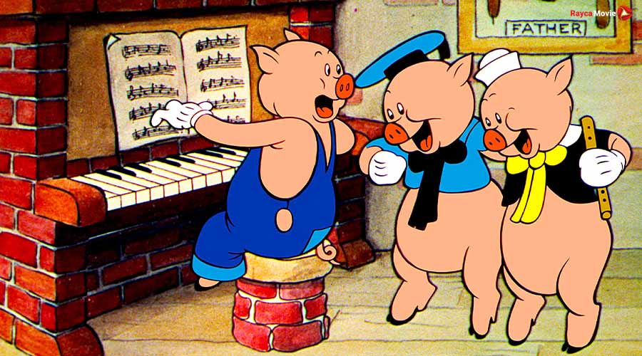دانلود انیمیشن Three Little Pigs 1933 سه خوک فسقلی
