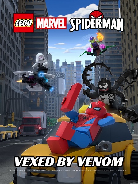 دانلود انیمیشن Lego Marvel Spider-Man: Vexed by Venom 2019 لگو مارول مرد عنکبوتی: دردسر ونوم