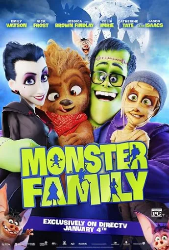 دانلود انیمیشن Monster Family 2017 خانواده‌ هیولا